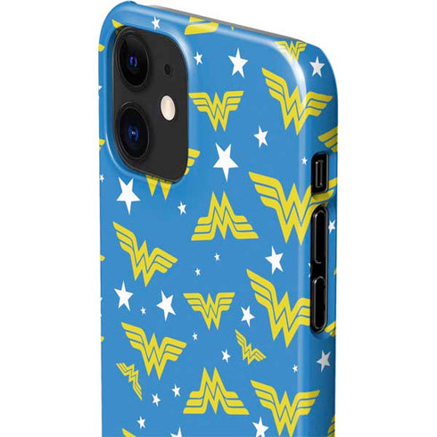 DC Comics Wonder Woman Logo Pattern iPhone 12 Mini Lite Case