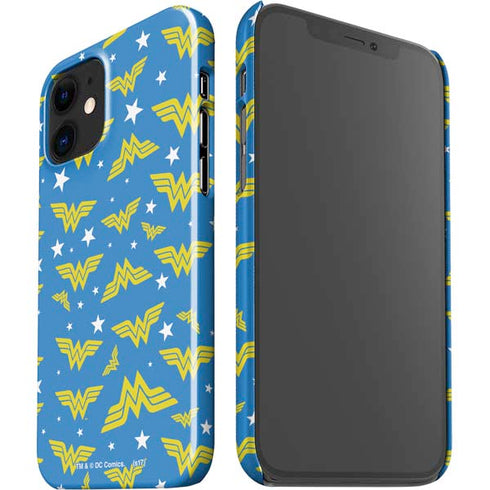 DC Comics Wonder Woman Logo Pattern iPhone 12 Mini Lite Case