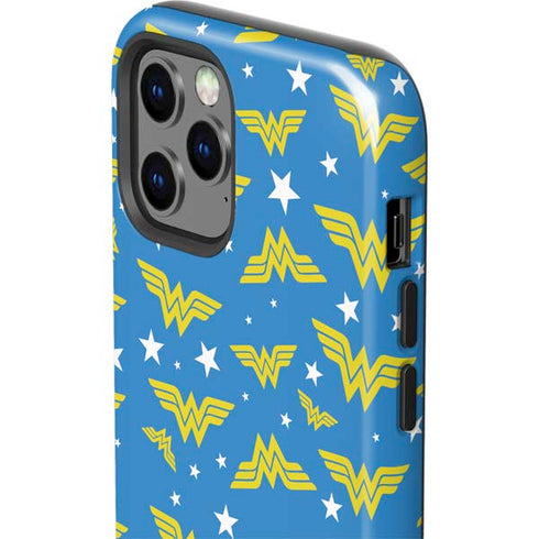DC Comics Wonder Woman Logo Pattern iPhone 12 Pro Max Impact Case