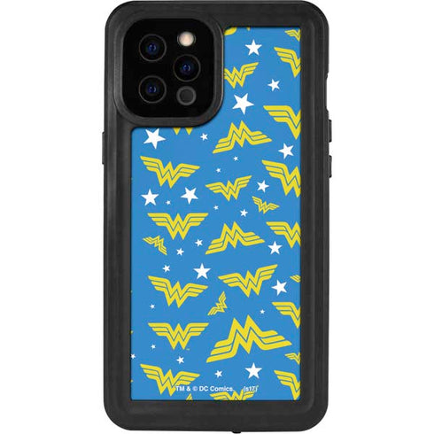 DC Comics Wonder Woman Logo Pattern iPhone 12 Pro Max Waterproof Case