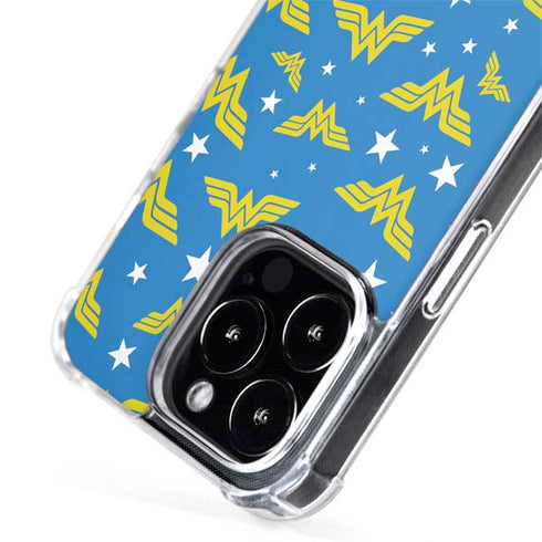 DC Comics Wonder Woman Logo Pattern iPhone 13 Pro MagSafe Case