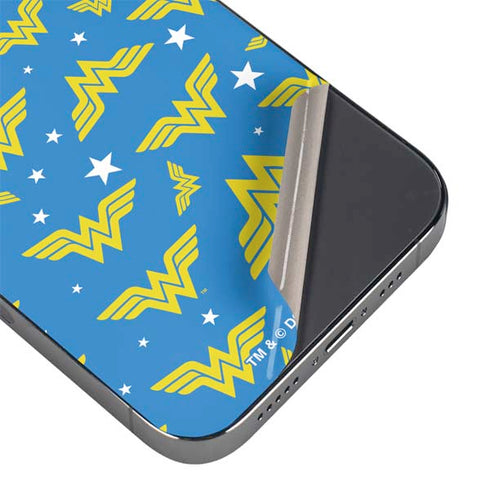 DC Comics Wonder Woman Logo Pattern iPhone 13 Pro Skin