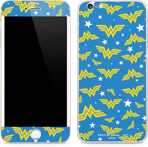 DC Comics Wonder Woman Logo Pattern iPhone 6/6s Plus Skin