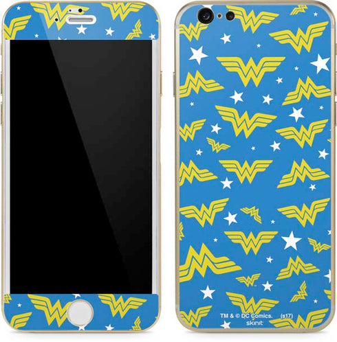 DC Comics Wonder Woman Logo Pattern iPhone 6/6s Skin