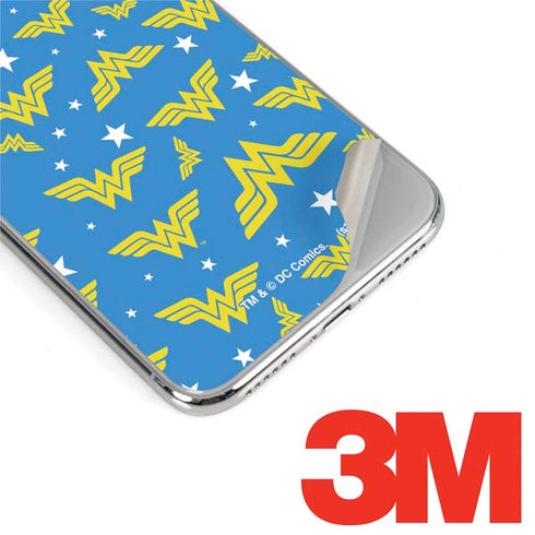 DC Comics Wonder Woman Logo Pattern iPhone XS Max Skin