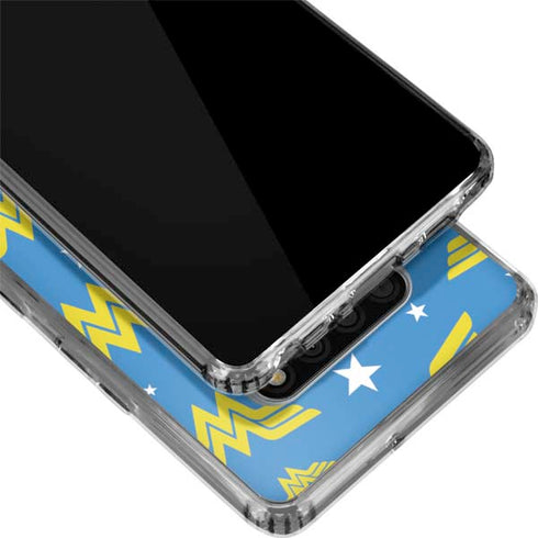 DC Comics Wonder Woman Pattern LG Stylo 6 Clear Case
