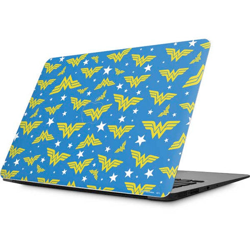 DC Comics Wonder Woman Logo Pattern Apple MacBook Skin