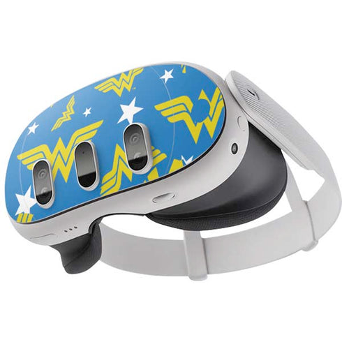 DC Comics Wonder Woman Pattern Meta Quest 3 Skin