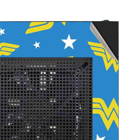 DC Comics Wonder Woman Logo Pattern NZXT H510 Compact ATX Mid-Tower Case Skin