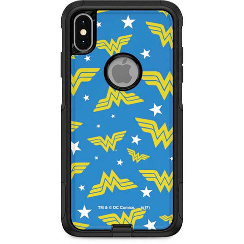 DC Comics Wonder Woman Logo Pattern Otterbox Commuter iPhone Skin