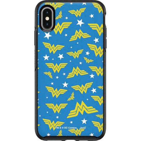 DC Comics Wonder Woman Logo Pattern Otterbox Symmetry iPhone Skin