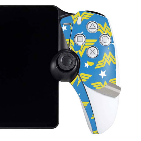 DC Comics Wonder Woman Pattern PlayStation Portal Remote Player Skin