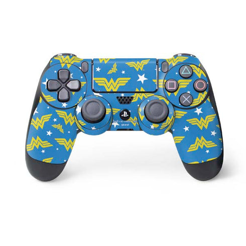 DC Comics Wonder Woman Logo Pattern PS4 Controller Skin