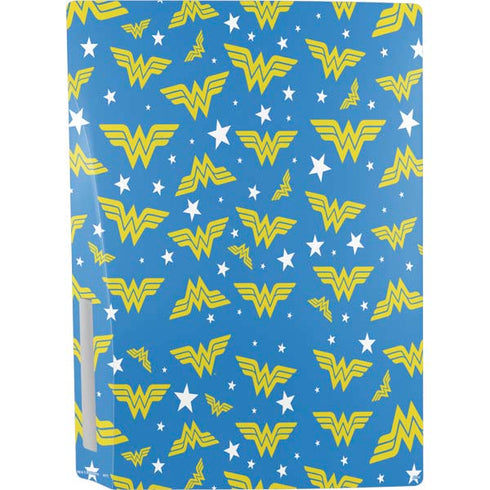 DC Comics Wonder Woman Logo Pattern PS5 Bundle Skin