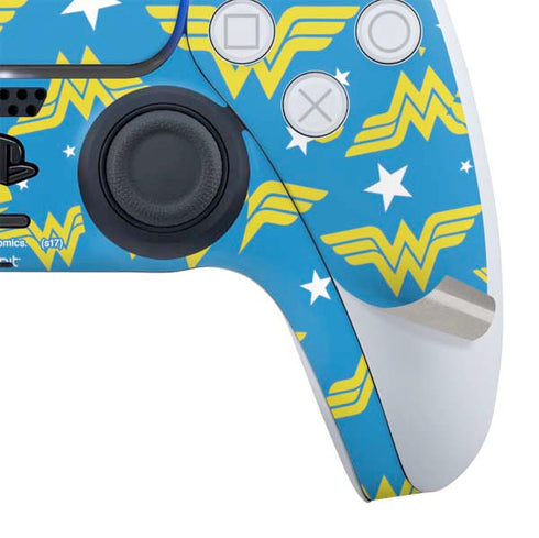 DC Comics Wonder Woman Pattern PS5 Slim Digital Edition Bundle Skin
