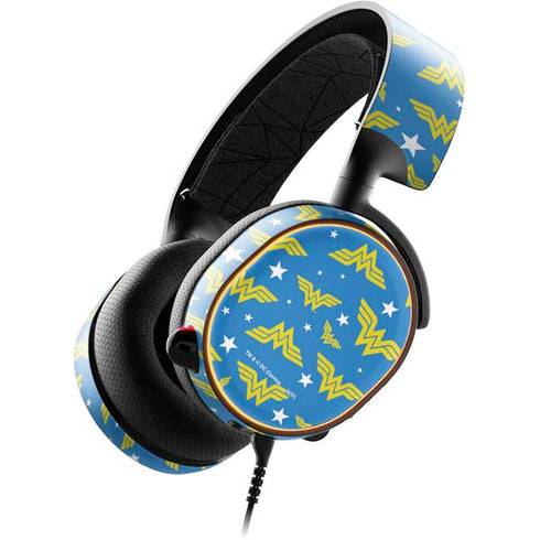 DC Comics Wonder Woman Logo Pattern SteelSeries Arctis 5 Skin