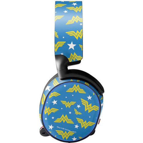 DC Comics Wonder Woman Logo Pattern SteelSeries Arctis 5 Skin