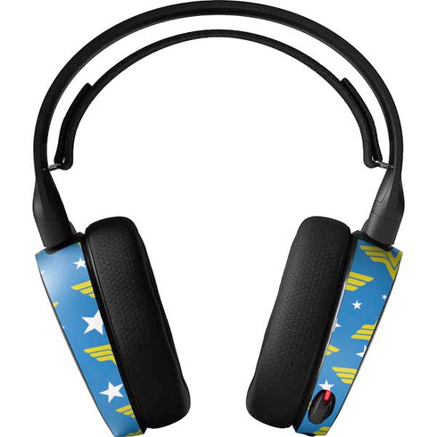 DC Comics Wonder Woman Logo Pattern SteelSeries Arctis 5 Skin