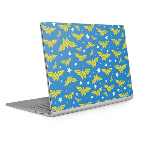 DC Comics Wonder Woman Logo Pattern Surface Book 2 13.5in Skin