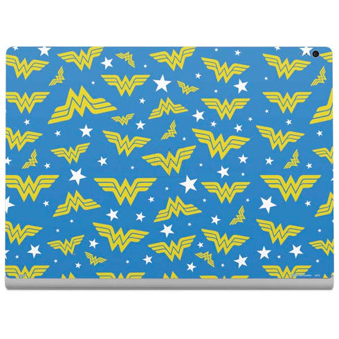 DC Comics Wonder Woman Logo Pattern Surface Book 2 13.5in Skin