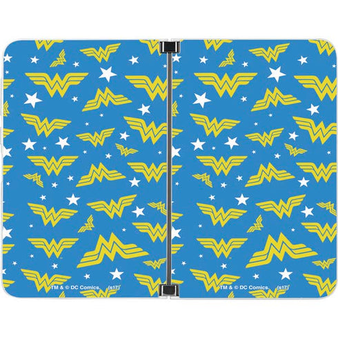 DC Comics Wonder Woman Logo Pattern Surface Duo Skin