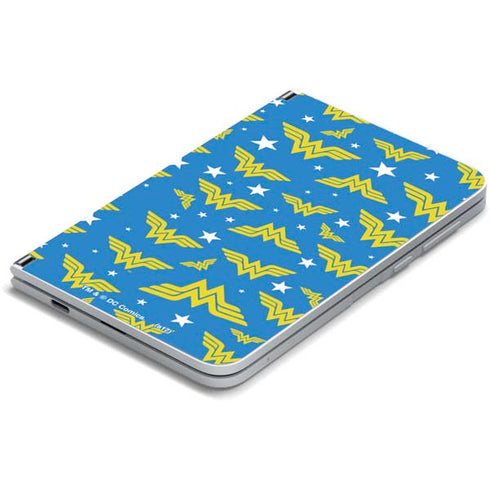 DC Comics Wonder Woman Logo Pattern Surface Duo Skin