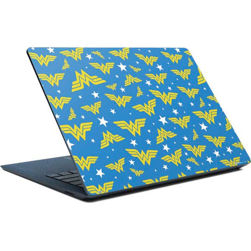 DC Comics Wonder Woman Logo Pattern Surface Laptop Skin