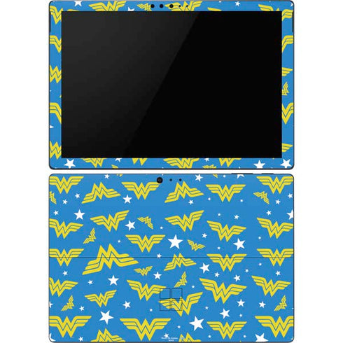 DC Comics Wonder Woman Logo Pattern Surface Pro 6 Skin