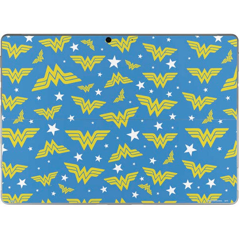 DC Comics Wonder Woman Logo Pattern Surface Pro 9 Skin
