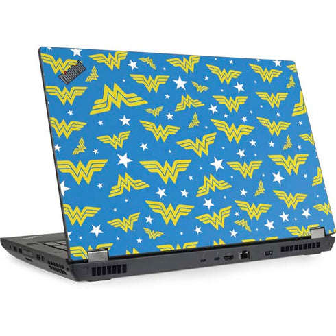 DC Comics Wonder Woman Logo Pattern Lenovo ThinkPad Skin