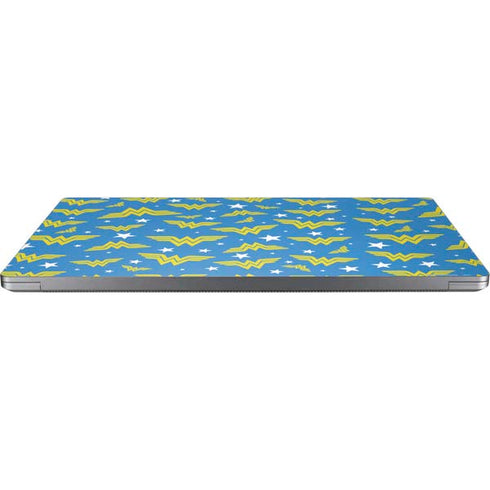 DC Comics Wonder Woman Logo Pattern Universal Laptop 16.6in (13.4 x 9.7in) Skin