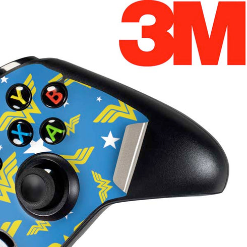 DC Comics Wonder Woman Logo Pattern Xbox One Controller Skin