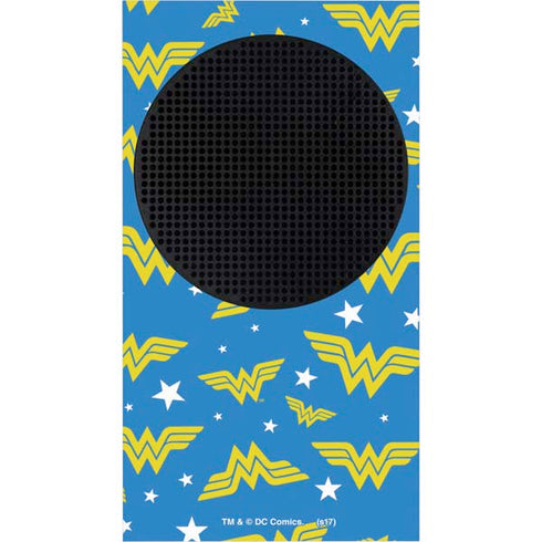 DC Comics Wonder Woman Logo Pattern Xbox Series S Skins
