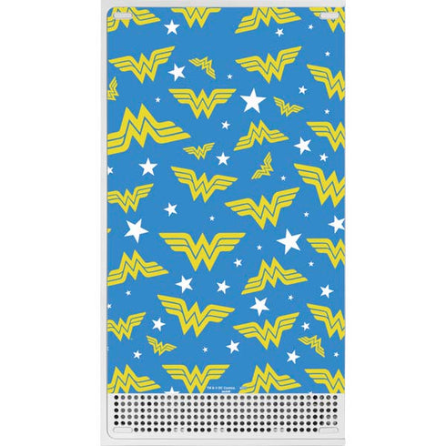 DC Comics Wonder Woman Logo Pattern Xbox Series S Skins
