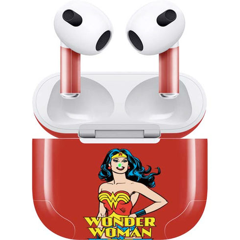 DC Comics Wonder Woman Classic Art Pose Apple AirPods (3rd Gen 2021) Skin