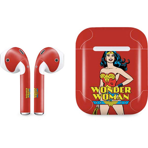 DC Comics Wonder Woman Classic Art Pose Apple AirPods Skin