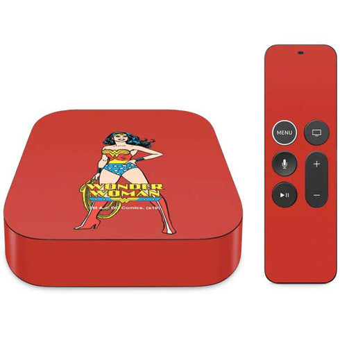 DC Comics Wonder Woman Classic Art Pose Apple TV Skin