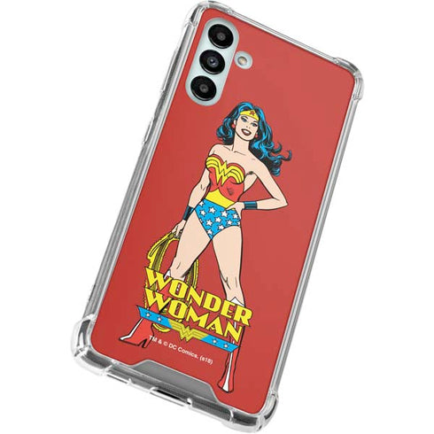 DC Comics Wonder Woman Classic Art Pose Galaxy A13 5G Clear Case