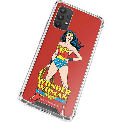 DC Comics Wonder Woman Classic Art Pose Galaxy A32 5G Clear Case