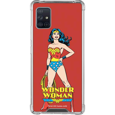 DC Comics Wonder Woman Classic Art Pose Galaxy A51 5G Clear Case