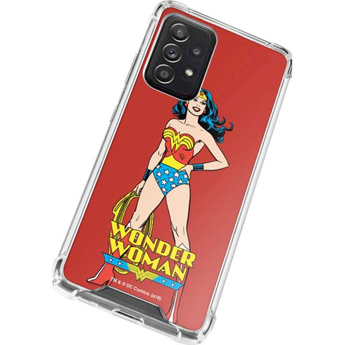 DC Comics Wonder Woman Classic Art Pose Galaxy A52 5G Clear Case