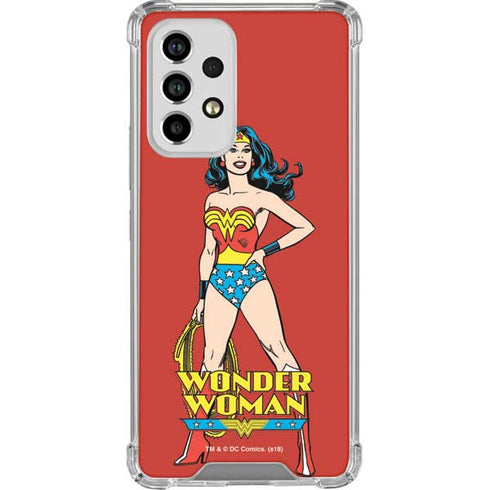 DC Comics Wonder Woman Classic Art Pose Galaxy A53 5G Clear Case