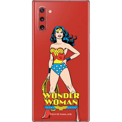 DC Comics Wonder Woman Classic Art Pose Galaxy Note 10 Skin