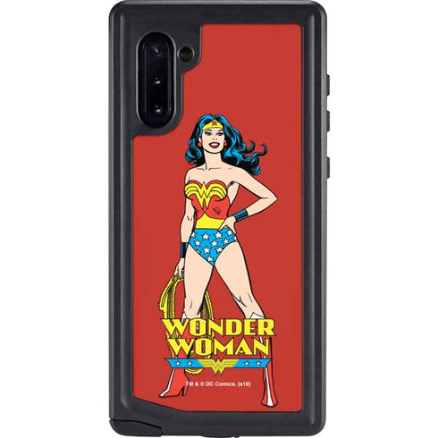 DC Comics Wonder Woman Classic Art Pose Galaxy Note 10 Waterproof Case
