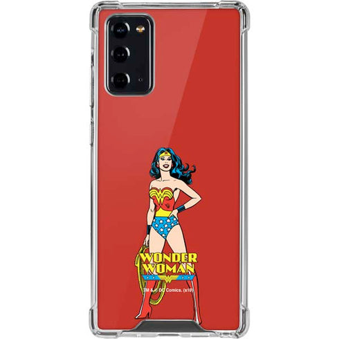 DC Comics Wonder Woman Classic Art Pose Galaxy Note20 5G Clear Case