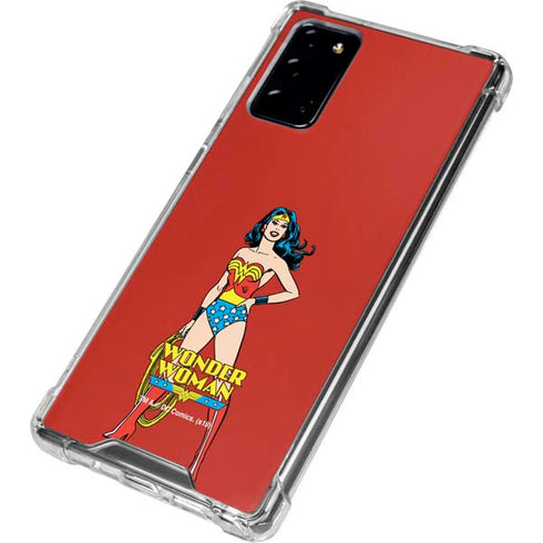 DC Comics Wonder Woman Classic Art Pose Galaxy Note20 5G Clear Case