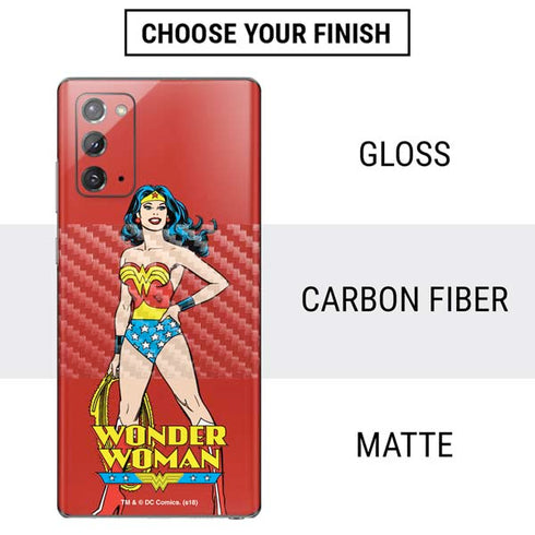 DC Comics Wonder Woman Classic Art Pose Galaxy Note20 5G Skin