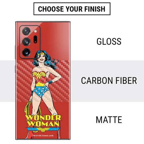 DC Comics Wonder Woman Classic Art Pose Galaxy Note20 Ultra 5G Skin