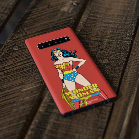 DC Comics Wonder Woman Classic Art Pose Galaxy S10 Plus Skin