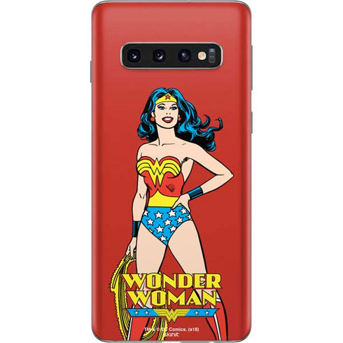 DC Comics Wonder Woman Classic Art Pose Galaxy S10 Skin
